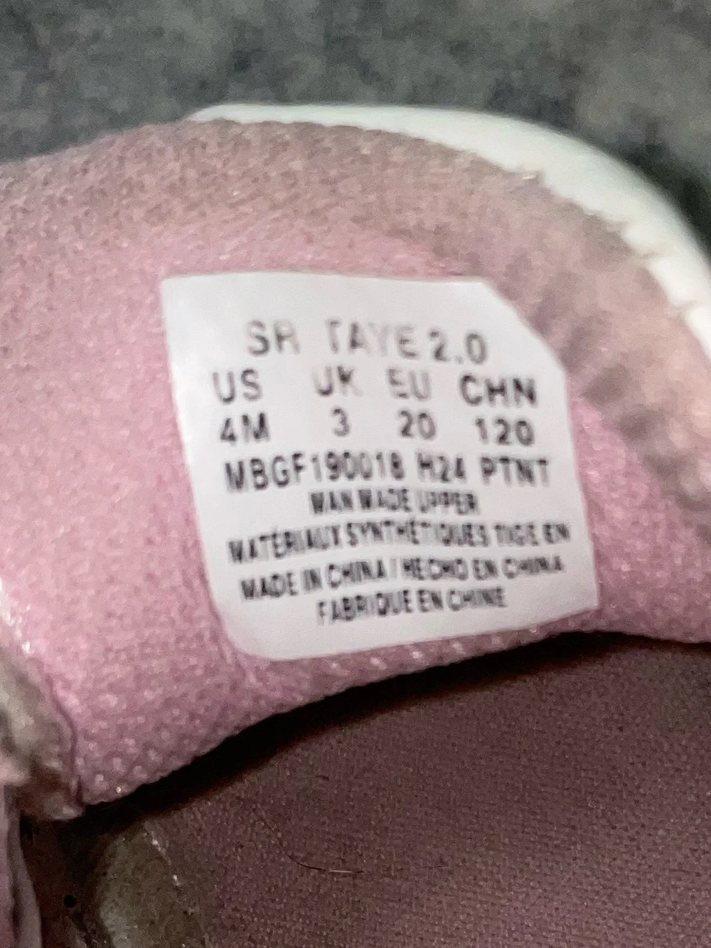 Stride Rite sneakers size 4